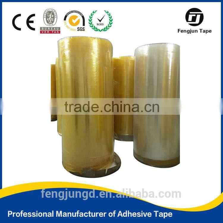 yellowish jumbo roll packing tapes