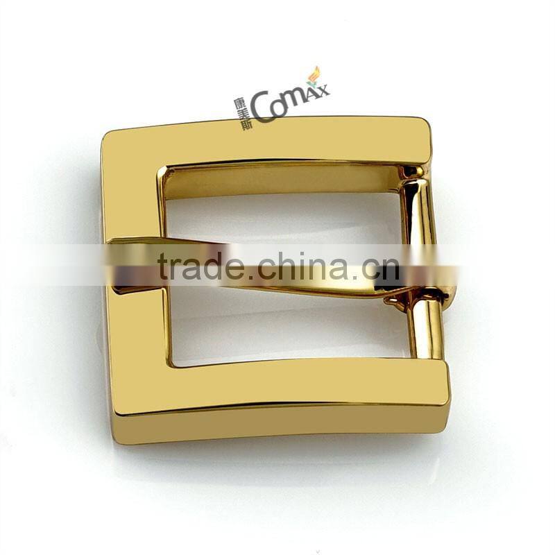 Fashion shiny gold 28mm metal strap bag clip buckle