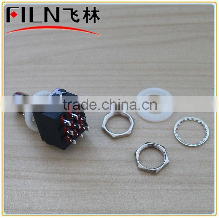 9 pin Guitar Amplifier parts Pedal push button Foot switch