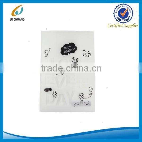 B5 Free samples wholesale custom cheap cute PP cover note book