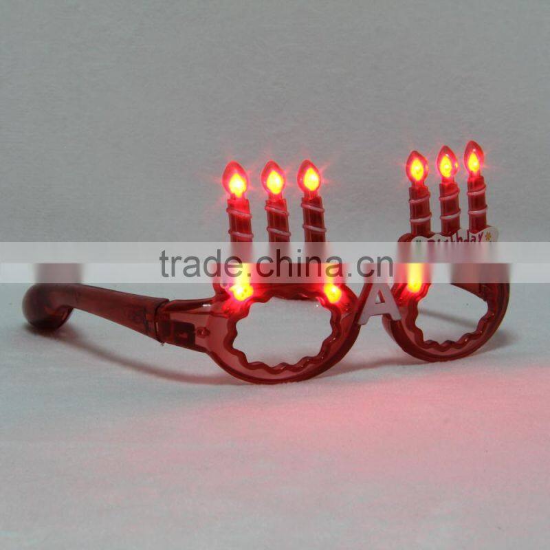 Nightclub bar Carnival Halloween Christmas party supplies, Plastic Light glasses LED glasses 10 lights fire shaped glasses