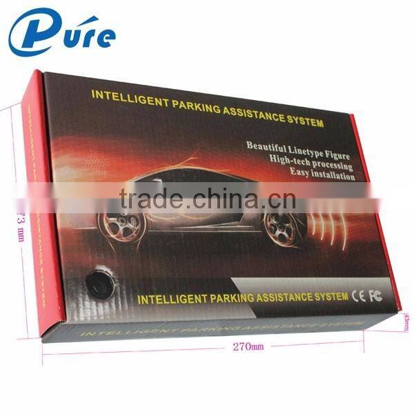 DC 12V lcd display car parking sensor system with 4 sensors