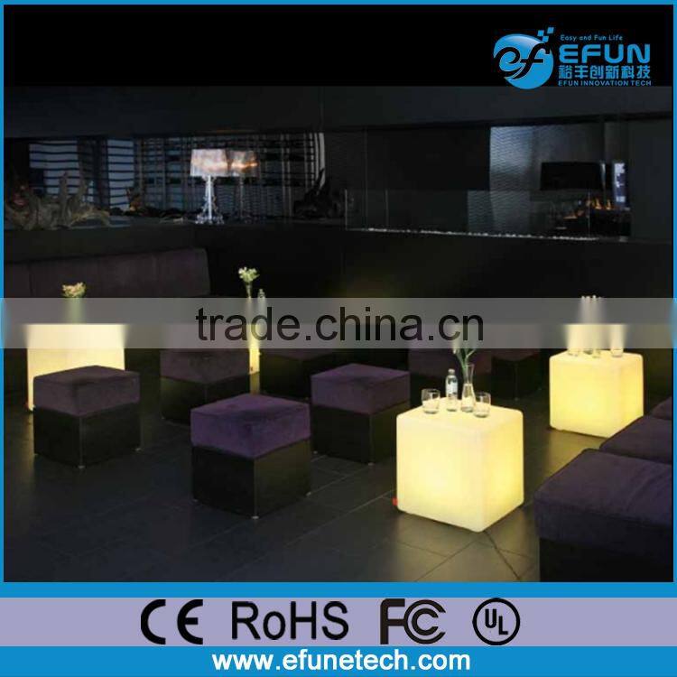 bar /night club/party /wedding decor led cube table,remote control led cube light