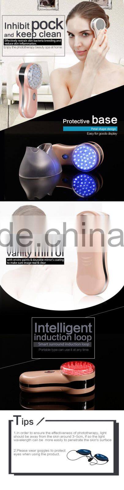 2 in 1 Red and Blue LED Therapy Ance Treatment Machine