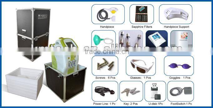 super power supply portable diode laser hair removal machine