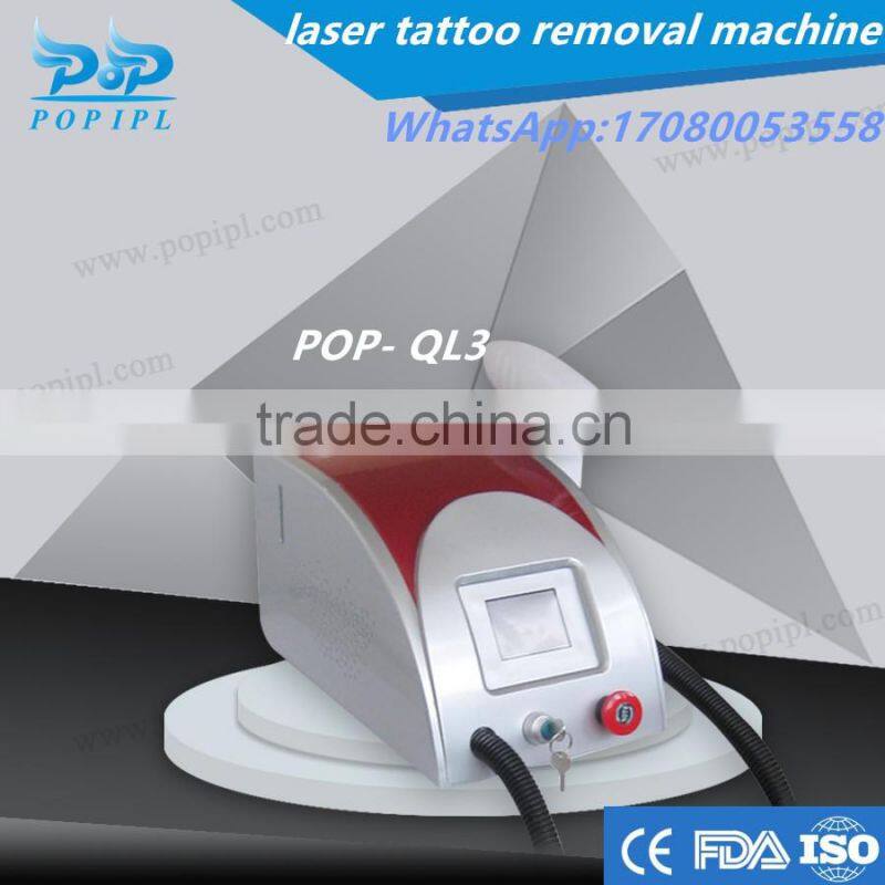 Q-switch POP IPLLaser Tattoo Removal System CE / Q-switch tattoo removal laser