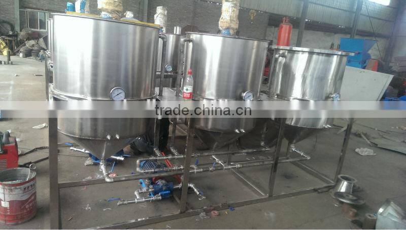 high refined cooking oil refining machine/low invest small capacity groundnut oil refining machine 0086-13838265130