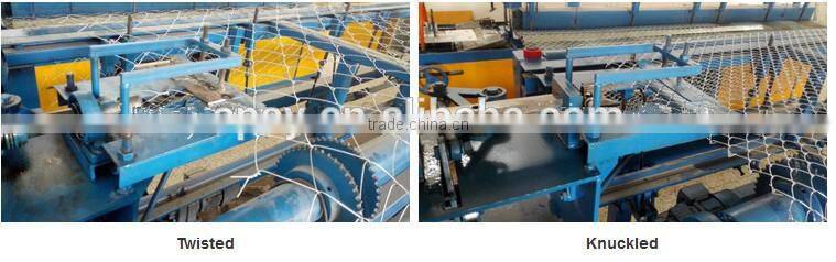 Playground basketball field fencing making machine PLC chain link fence weaving machine