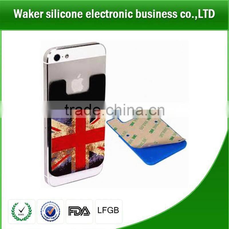 silicone hot selling universal name card holder