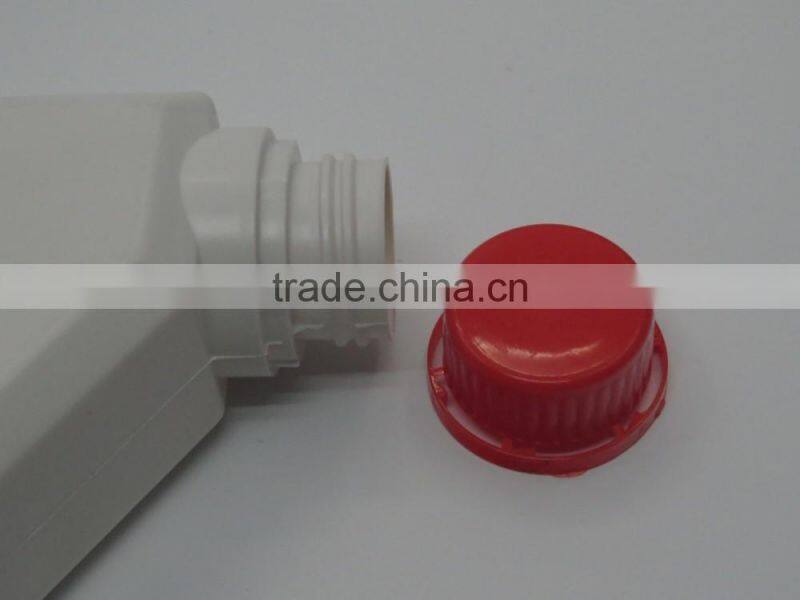 1 liter White hdpe lubricating oil plastic bottle