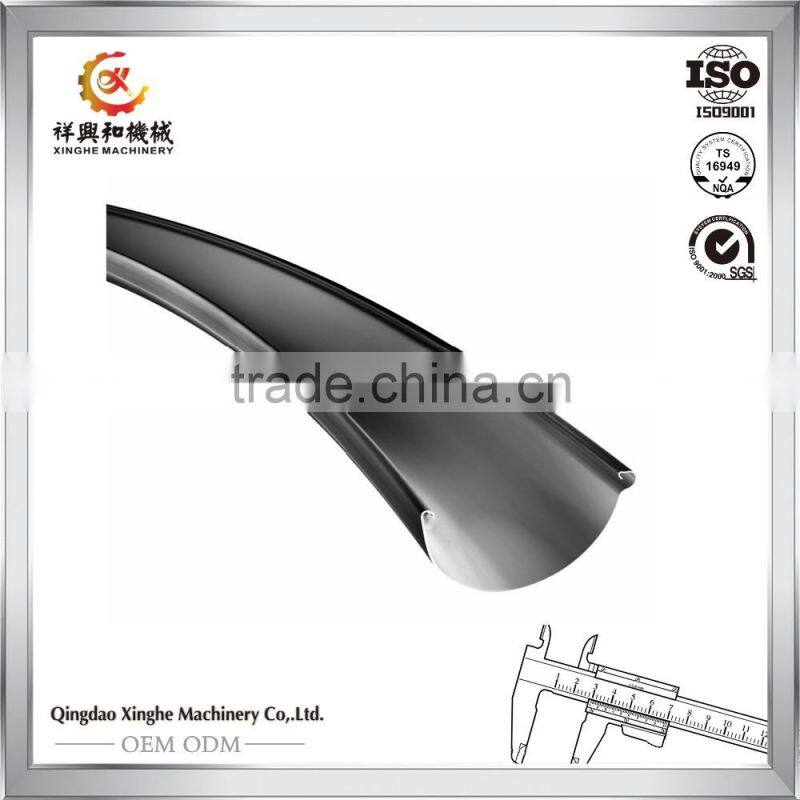 OEM parts manufacturing company sheet metal stamping parts brush aluminum gutter