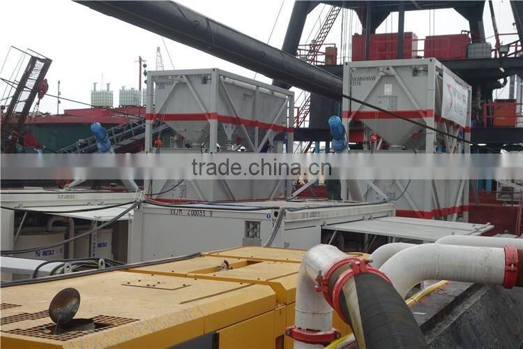 2017 hot sale movable horizontal cement silo for sale