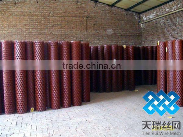 spray paint expanded metal mesh