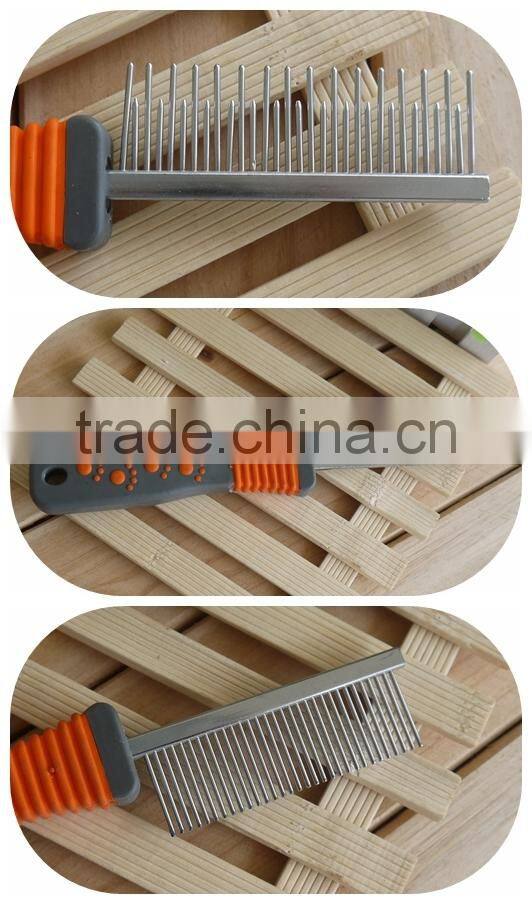 2015 Dog products plastic handle pet comb