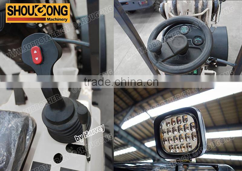 Shougong Narrow mini Loader, hydrostatic loader with Sauer hydraulics