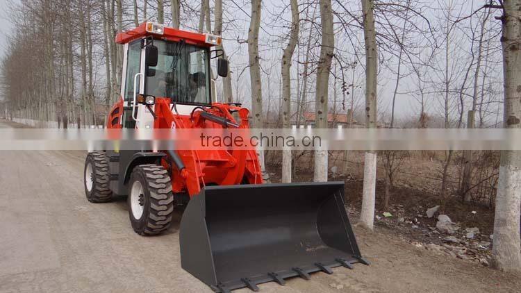 China Construction Machinery 0.7 m3 Fornt Loader 1500kg Wheel loader hot sale.