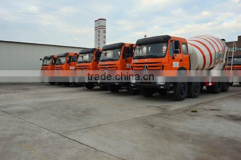12~16cbm NORTHBEN concrete mixing carrier with high quality and good price