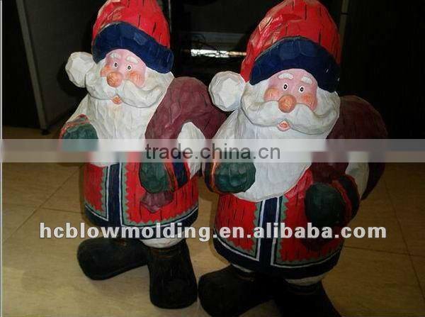 plastic blow mold inflatable santa claus christmas gift