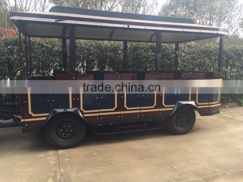 Diesel Power Trackless Tourist Fun Train, Amusement park train,Kids ride train