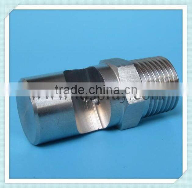 Stainless steel or brass flood jet spray water nozzle