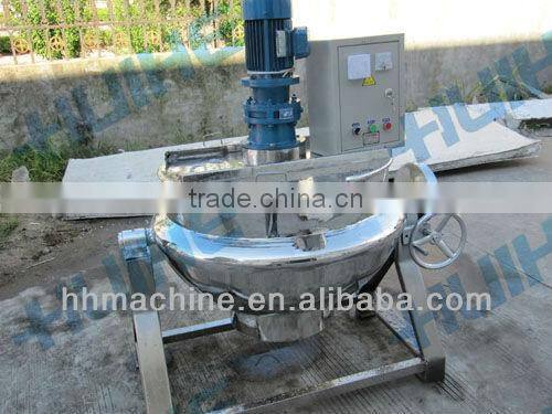 dairy processing industrial cooking jacketed kettle