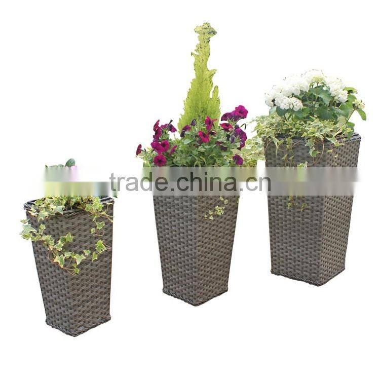 3 sizes flower planter outdoor garden stackable planter