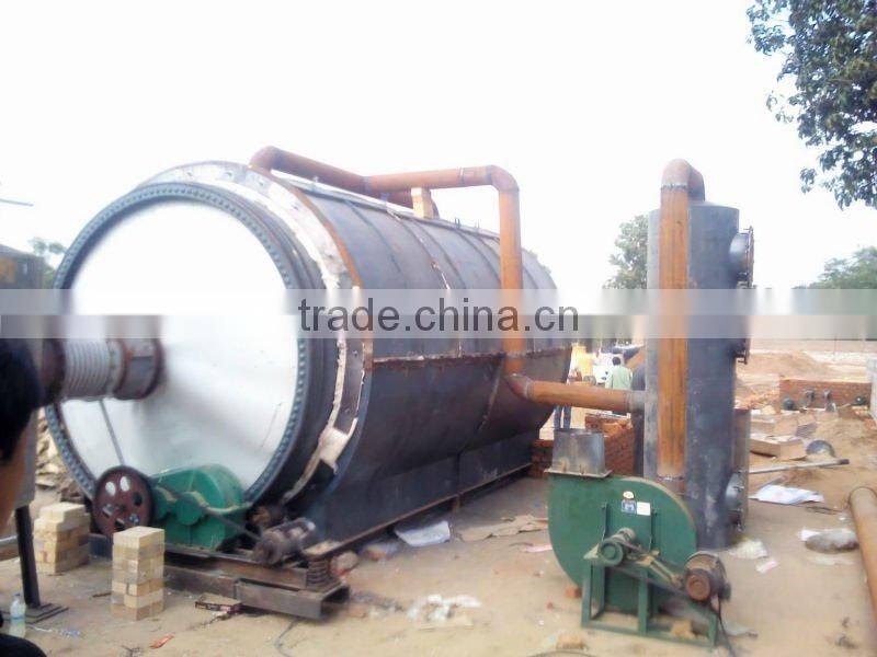 DAYI Hot-selling Waste Rubber/Plastic/Tyre To Oil Energy Recycling Pyrolysis Machine 12Ton Capacity