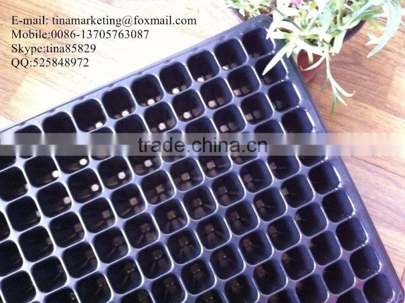 High Quality PS Material Plastic Type Gardening Flower Seed Nursery Tray with 200 cells