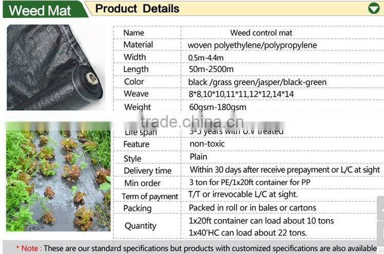 Best selling weed mat 2017 high quality grass mat for greenhouse