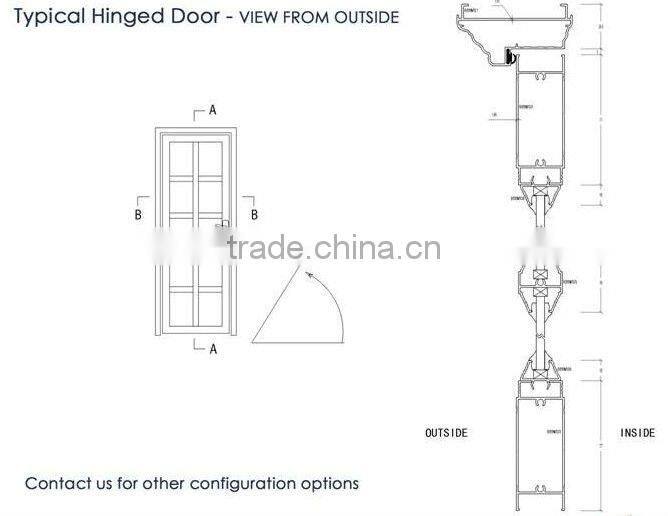 light weight high intensity aluminum alloy and pvc windows and doors NEW!!!