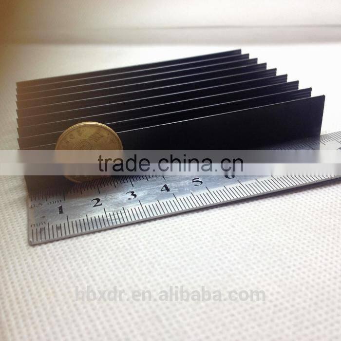 Professional supplier China Wholesale black anodized Aluminum Heatsink Profile