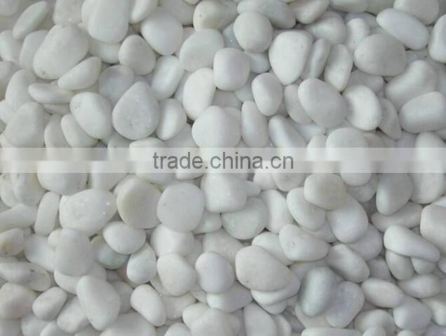 Chinese high polished marble pebbles on promotion sale