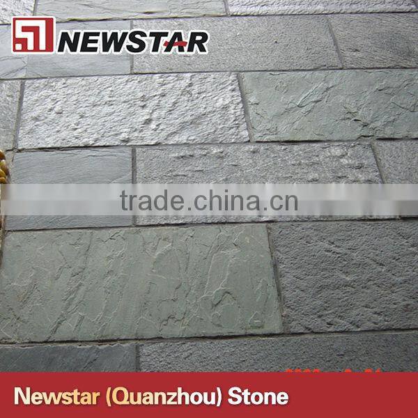 Green peacock slate tile