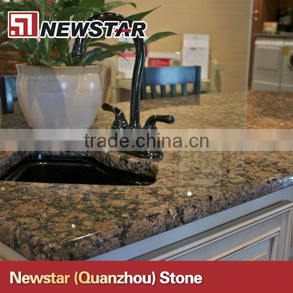 Baltic Brown Granite Vanity top double bowl