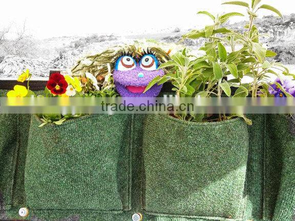 Vertical Garden Diy,4 Pocket Vertical Wall-mounted Garden Plant er,Vertical Garden Felt Pocket