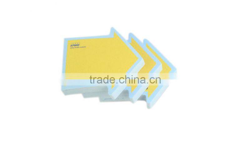 Custom Branded Arrow Shape House shape sticky notes
