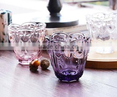 Wholesale glassware,colored drinking glass,printing color glass