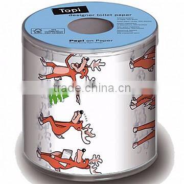 Factory Wholesale 3 Ply Christmas Print Toilet Paper