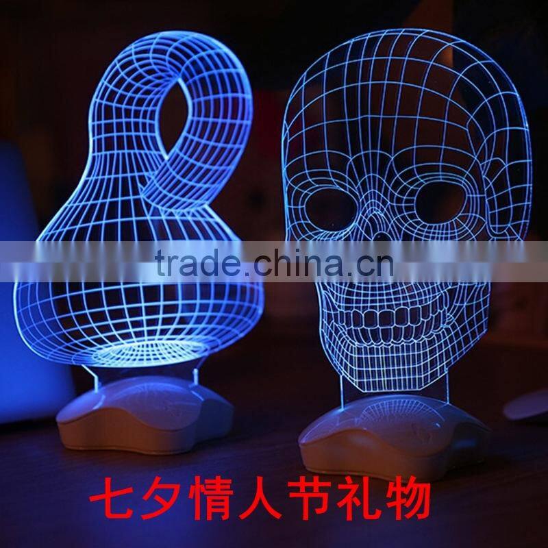 N210 new design Love the heart of the 3 d crystal of valentine's day gift