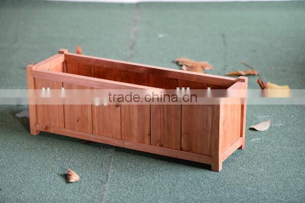 Large Decorative Flower Box Garden Wooden Planter Boxes Wholesale