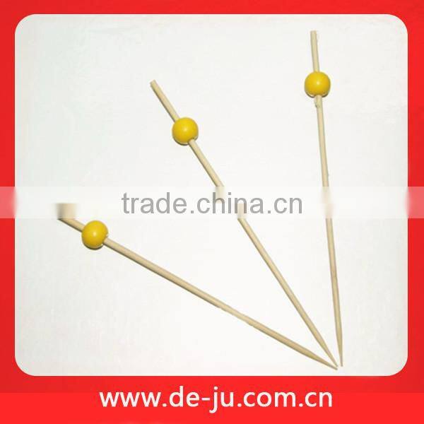 New Design Bamboo Blunt Skewers With Balls
