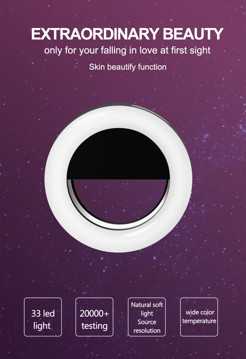 RK14 selfie ring spotlight With ISO9001 Certificate