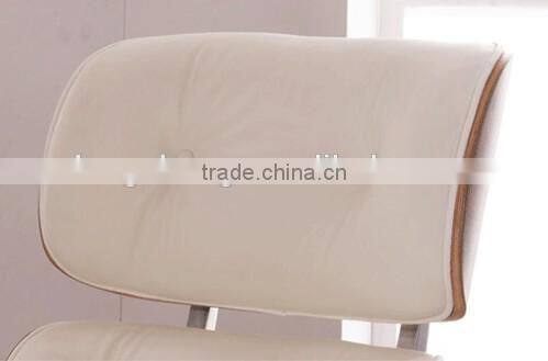 sleeping chair chales ems lounge chair in cowhide leather lounge chair BY2907