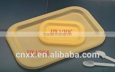 plastic serving tray making logo