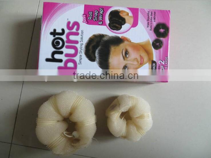 hot buns , hot buns/soft hair donut/hair clip