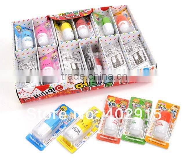 Supply Creative cute face ballpoint pen / telescopic pen