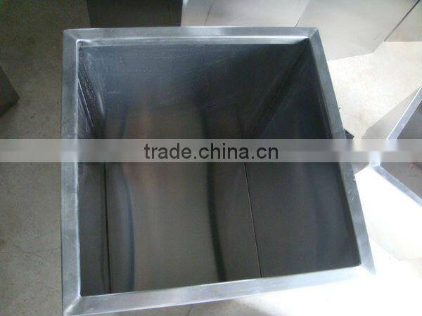 FO-9006 Outdoor Square Stainless Steel Flower Container