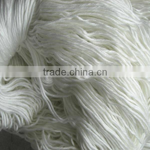 28Nm/2 acrylic nylon blended yarn 80/20 ring spun raw white for sale