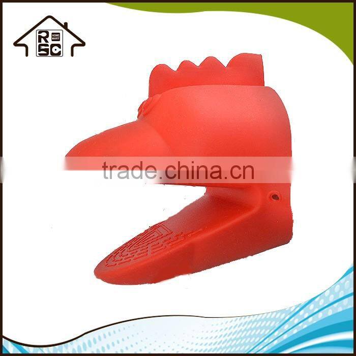 NBRSC Hen Chicken Insulated Silicone Gloves Animal Oven Mitts Microwave Oven Mitts