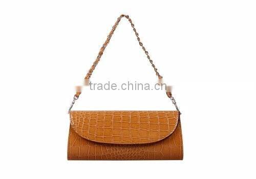 Womens Envelope Evening Patent Croc Skin Embossed Party Clutch